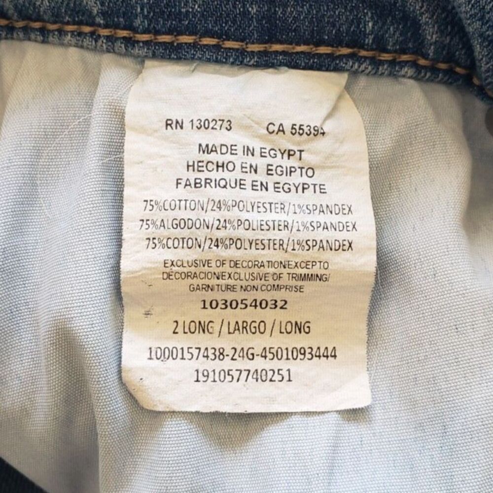 Lee - Relaxed Fit Jeans - Straight Leg - Mid Rise - Blue Wash - Women Size 2 - Picture 8 of 8